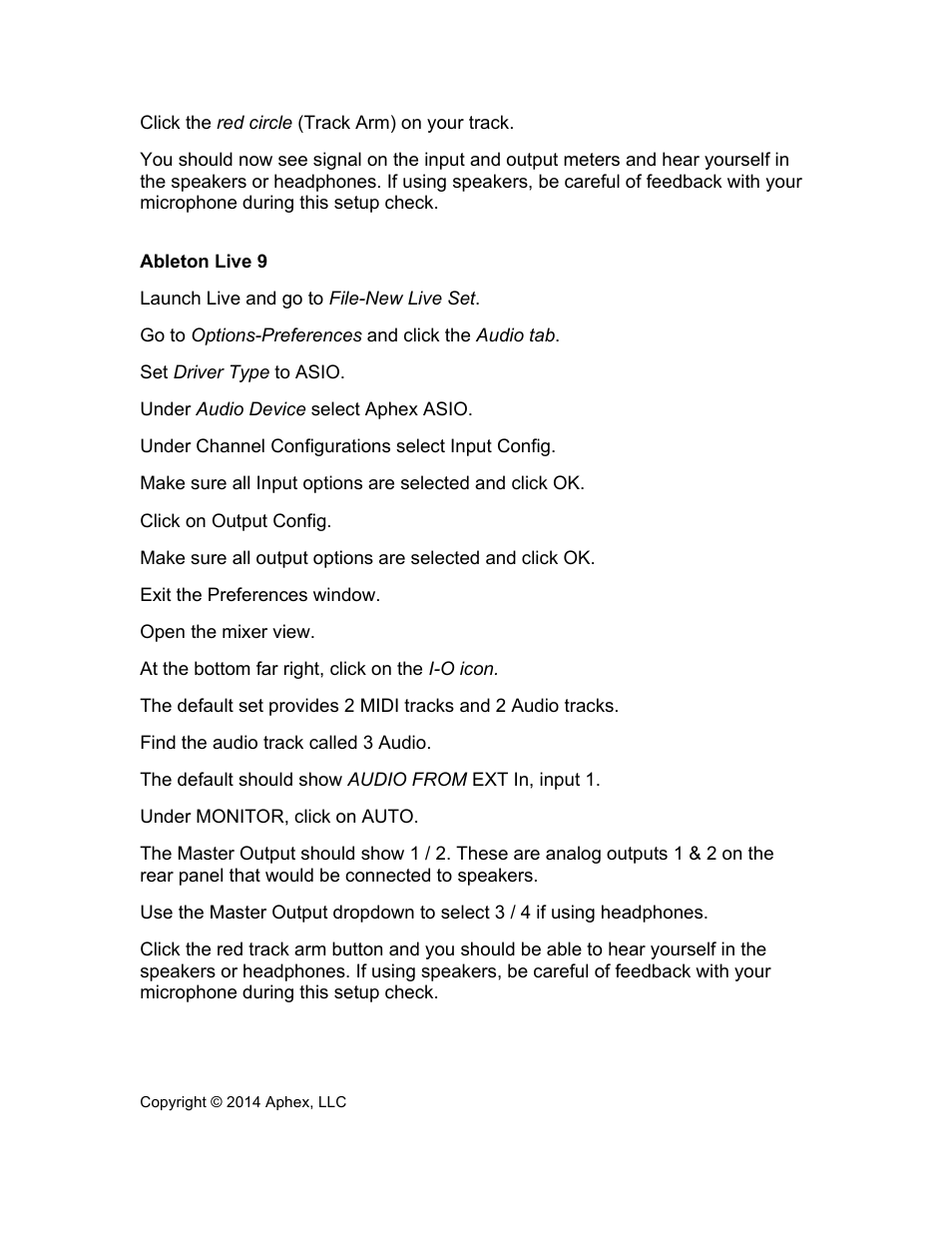 Aphex USB 500 Rack User Manual | Page 7 / 7