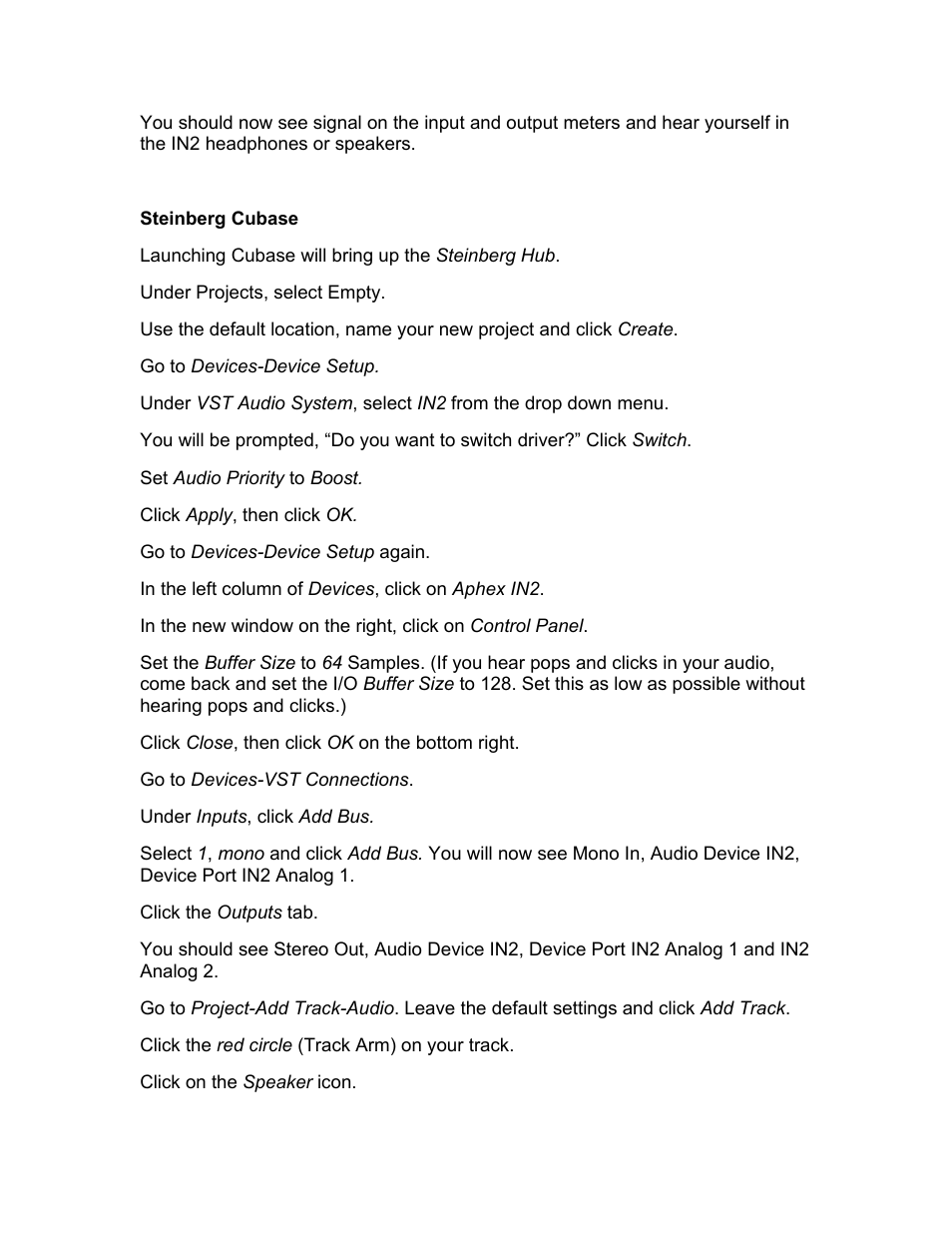 Aphex IN2 User Manual | Page 5 / 8