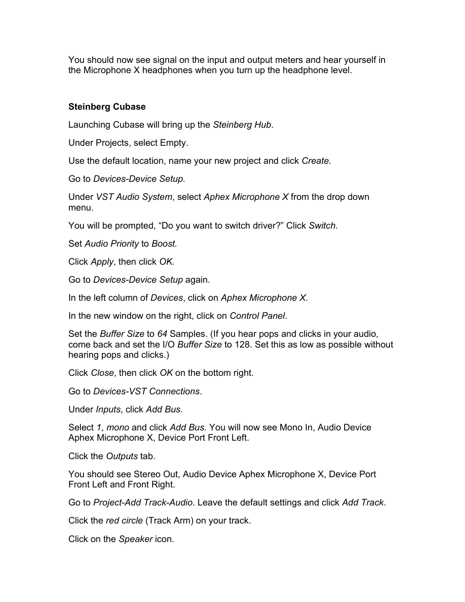 Aphex Microphone X User Manual | Page 5 / 8