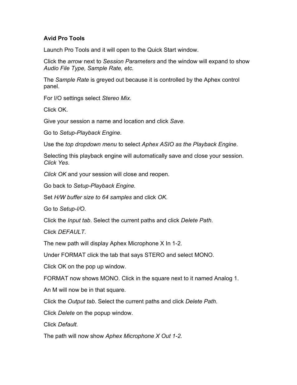 Aphex Microphone X User Manual | Page 5 / 6