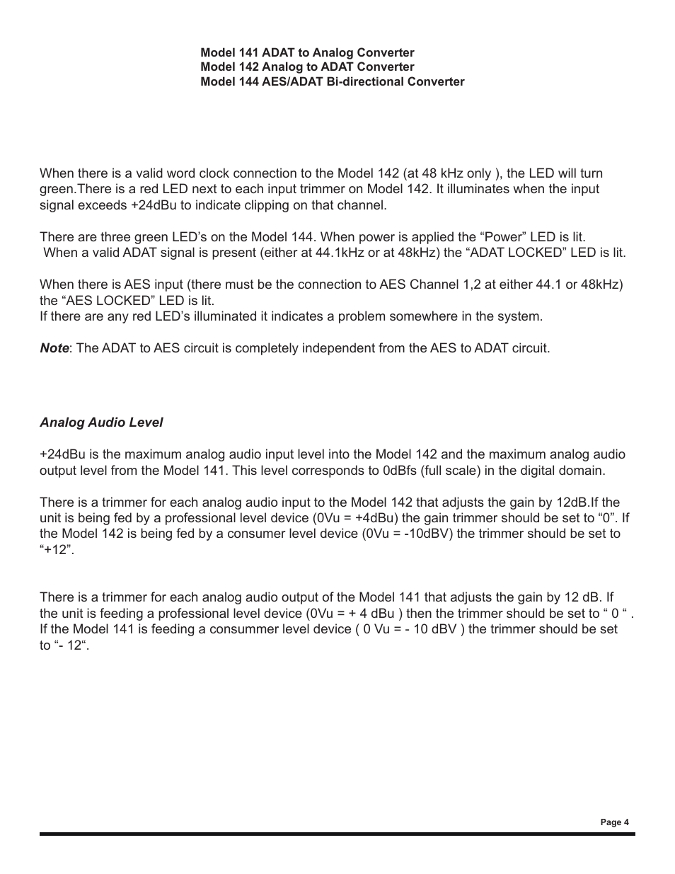 Aphex 141 User Manual | Page 5 / 8
