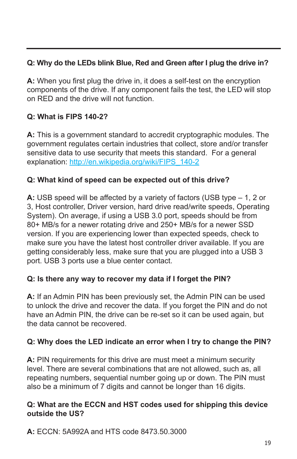 Troubleshooting | Apricorn Aegis Padlock Fortress - USB 3.0 Solid State Drive User Manual | Page 19 / 21