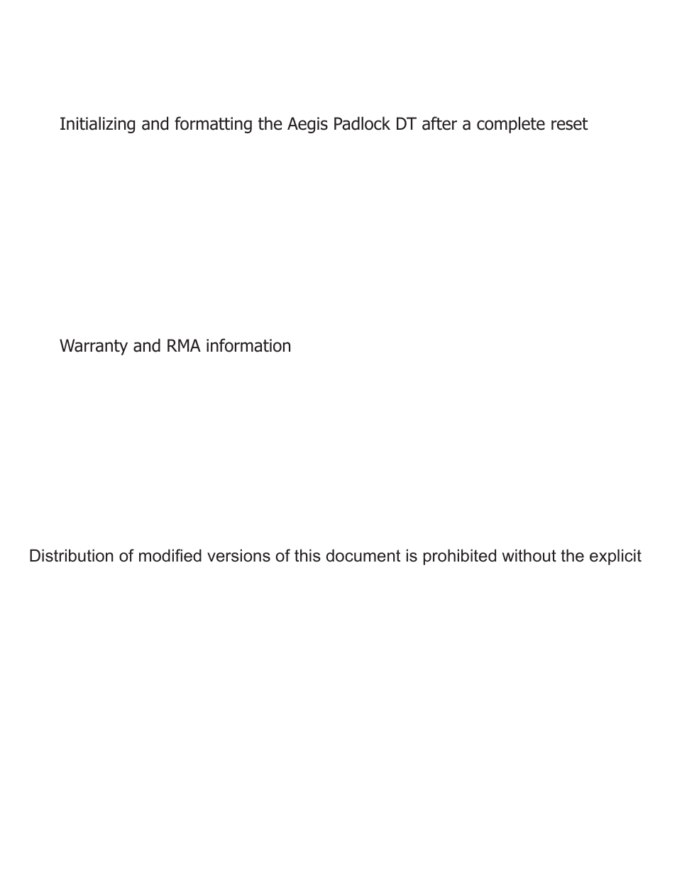 Apricorn Aegis Padlock DT FIPS - USB 3.0 Desktop Drive User Manual | Page 3 / 23
