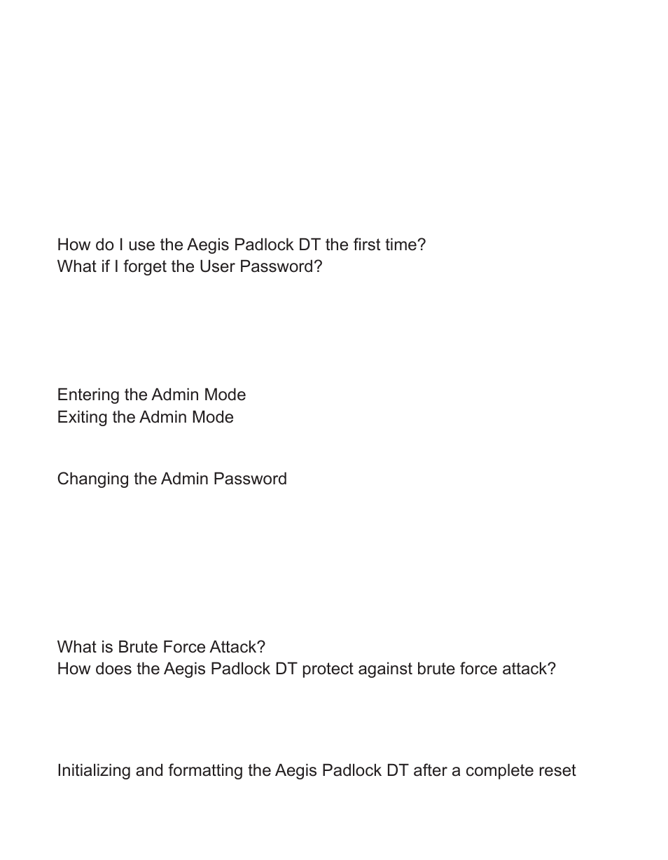 Apricorn Aegis Padlock DT - USB 3.0 Desktop Drive User Manual | Page 2 / 21