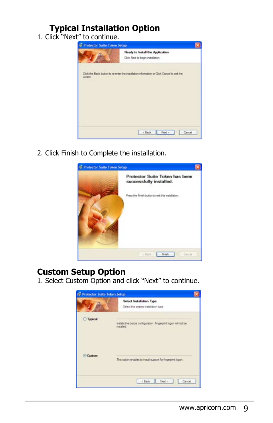 Apricorn Aegis Bio - USB 2.0 User Manual | Page 9 / 36