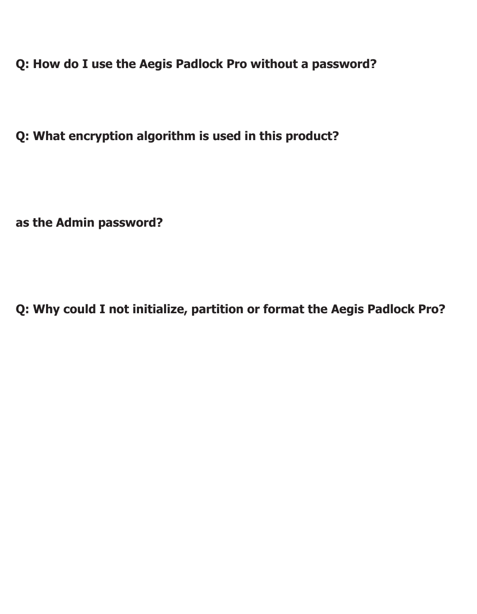 Apricorn Aegis Padlock Pro - Solid State Drive User Manual | Page 19 / 21