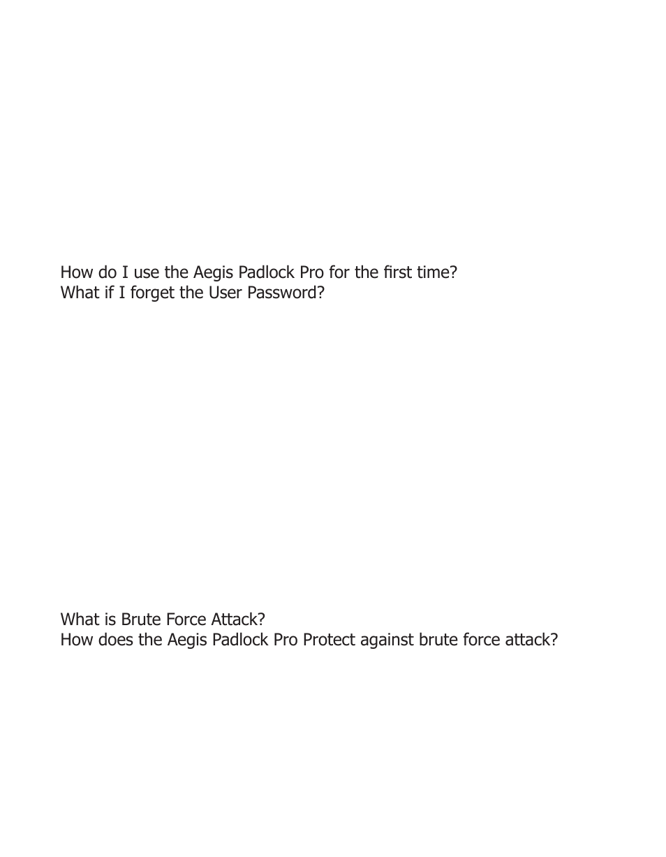 Apricorn Aegis Padlock Pro - Solid State Drive User Manual | Page 3 / 21