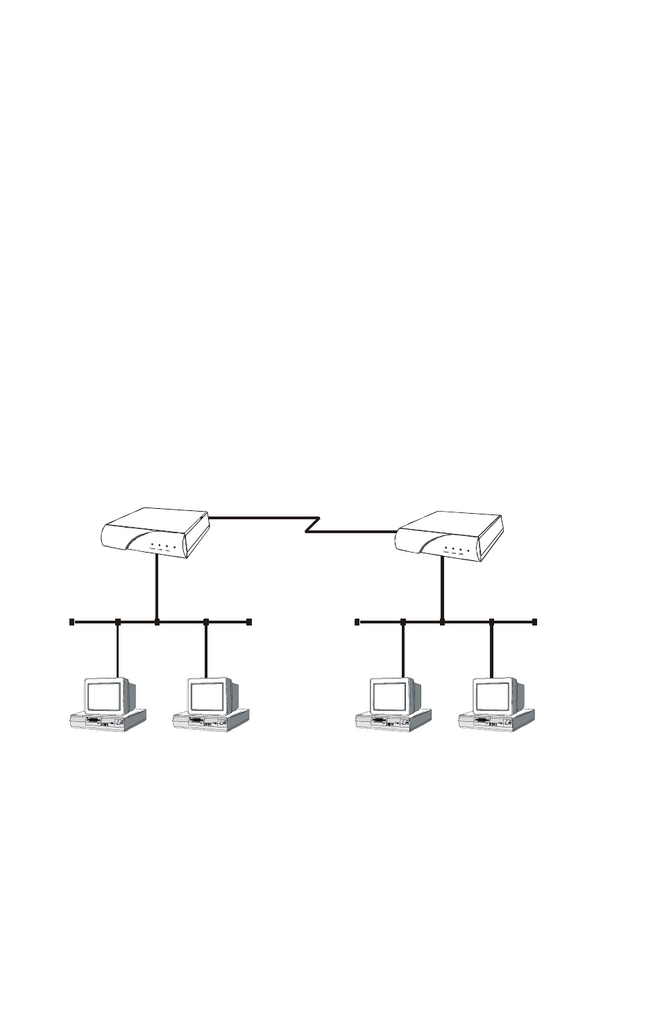 Configure as an ethernet ipx router, Novell servers in both locations | Black Box LR1530A-EU-R3 User Manual | Page 46 / 102