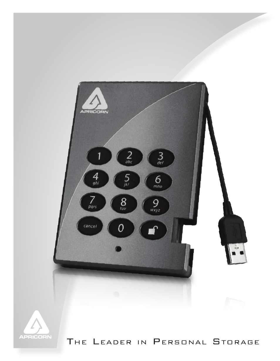 Apricorn Aegis Padlock USB 2.0 - Solid State Drive User Manual | 19 pages