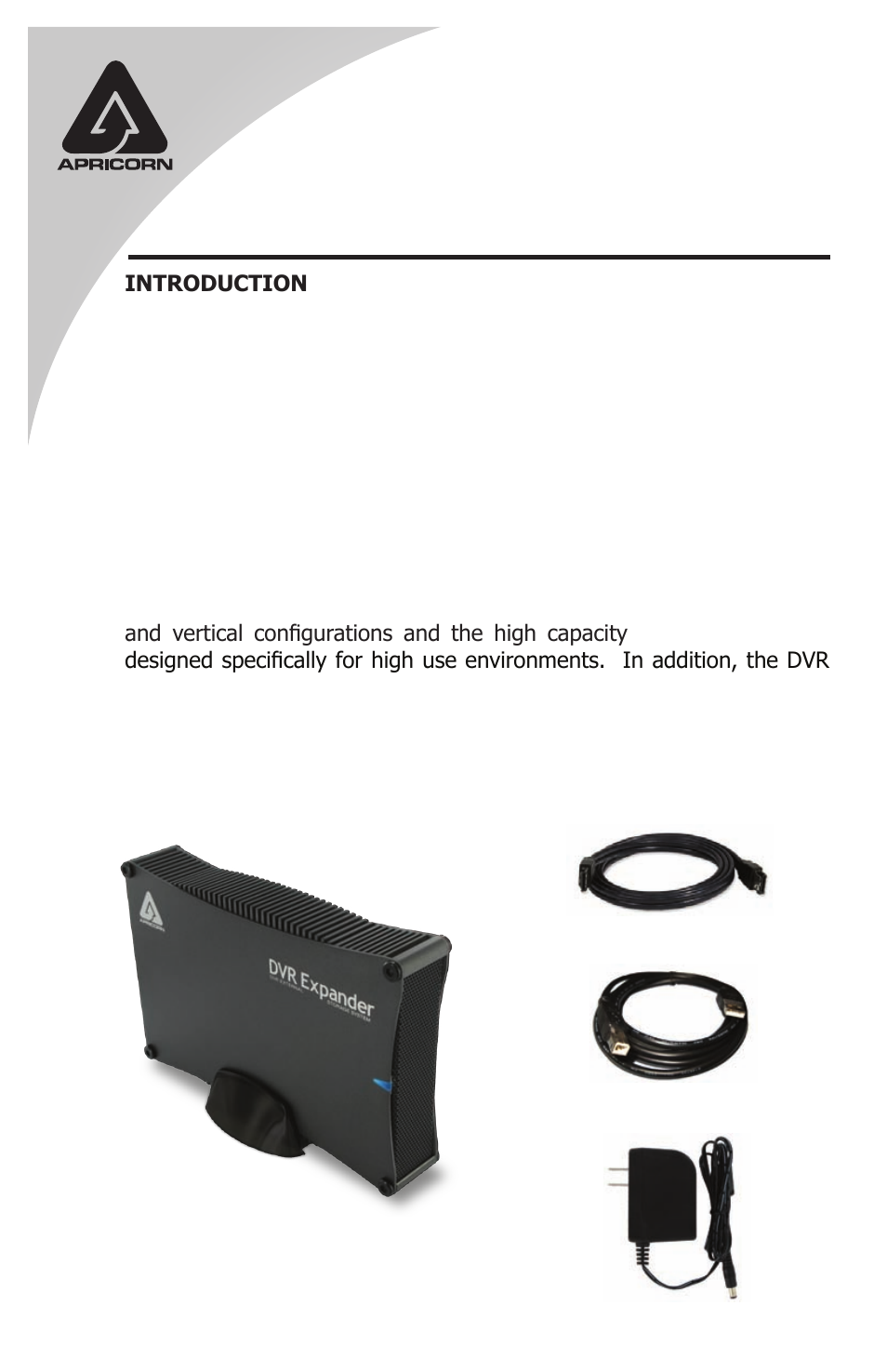 Apricorn dvr expander quick start guide | Apricorn DVR Expander II for DirecTV User Manual | Page 2 / 4