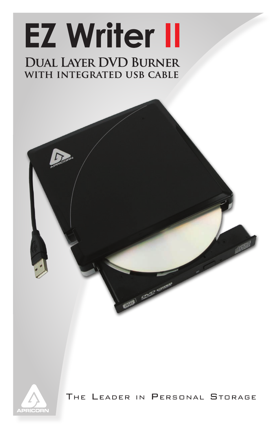 Apricorn EZ Writer II - Dual layer DVD Burner User Manual | 18 pages