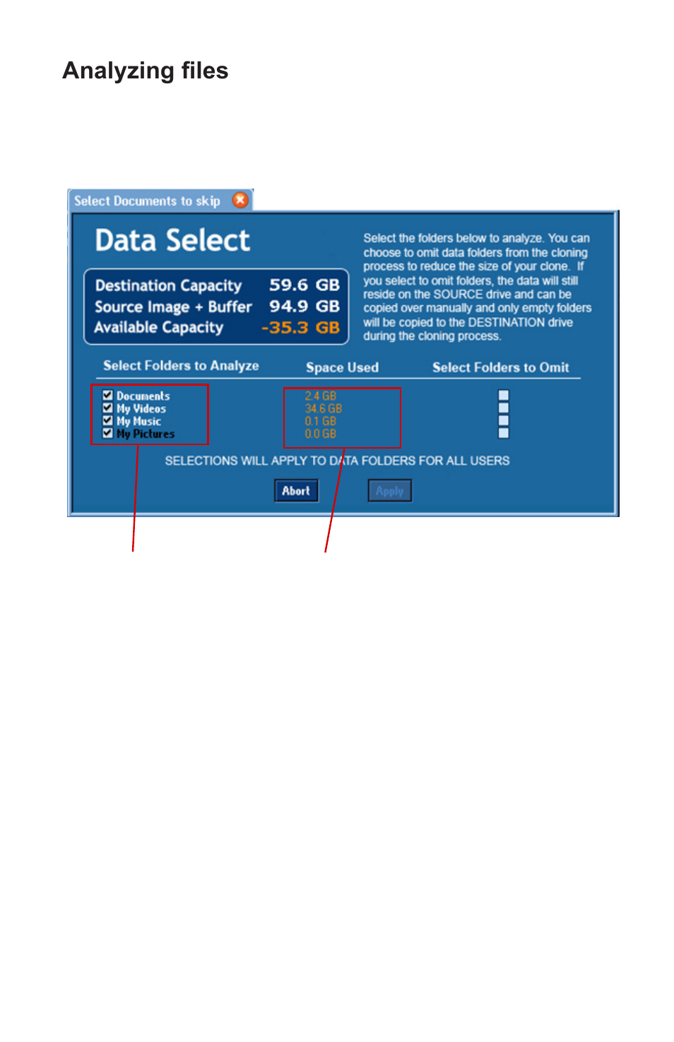 Analyzing files | Apricorn SATA Wire - USB 2.0 Interface to any 2.5" SATA Drive User Manual | Page 17 / 40