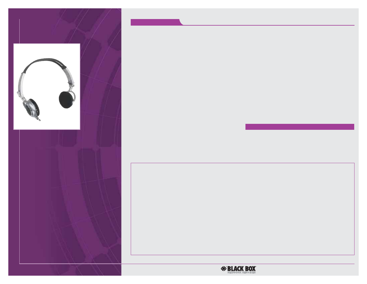 3 of 3 | Black Box Pulsar 590A User Manual | Page 3 / 3