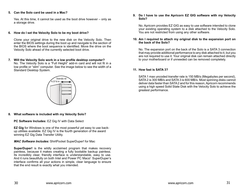 Apricorn Velocity Solo - SSD Upgrade Kit for Desktop PCs User Manual | Page 16 / 20