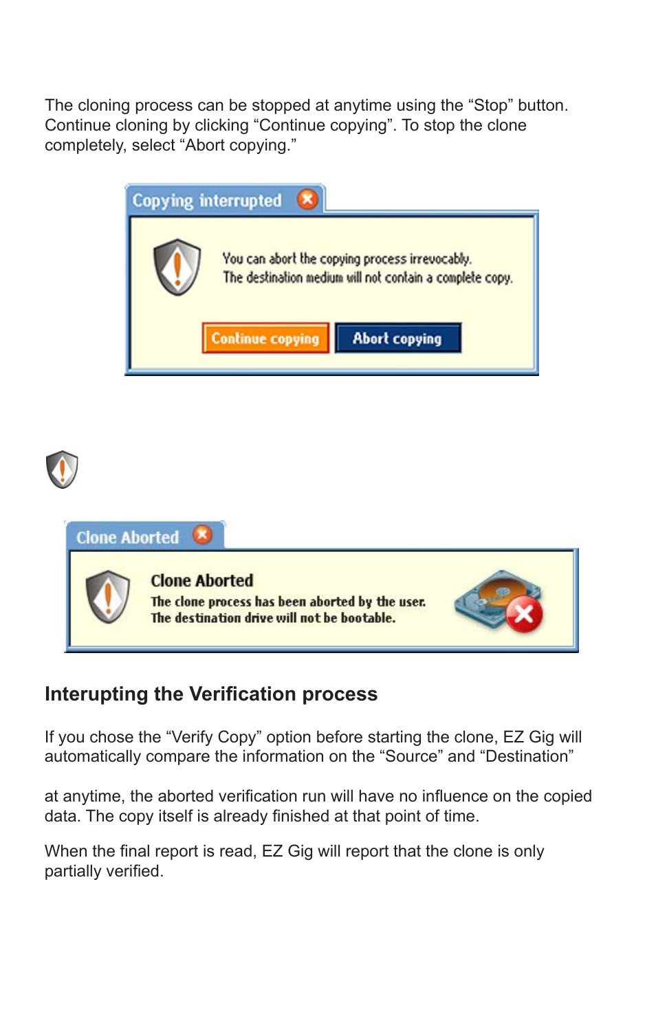 Apricorn EZ Gig IV Cloning Software with Data Select for Windows User Manual | Page 22 / 31