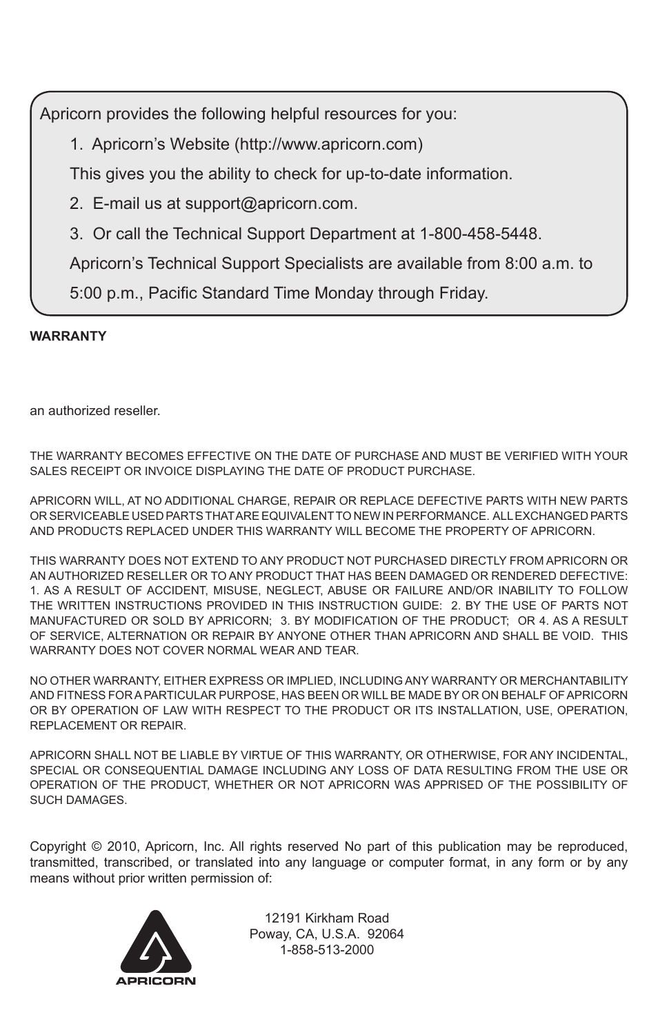 Apricorn Mac Array - Internal SSD RAID Array for Mac Pro User Manual | Page 4 / 4