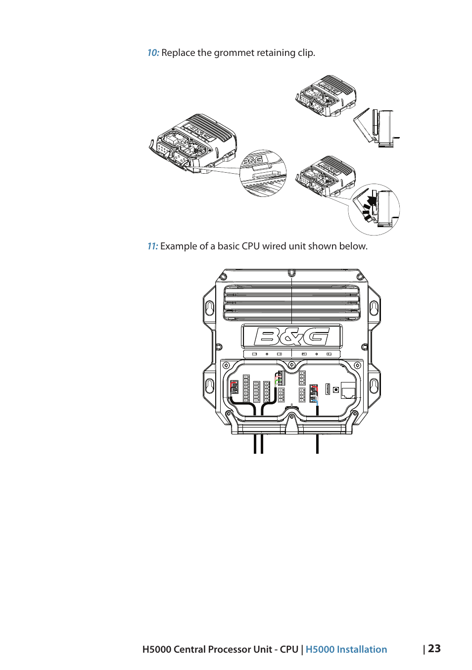 B&G H5000 Analogue Expansion User Manual | Page 23 / 66