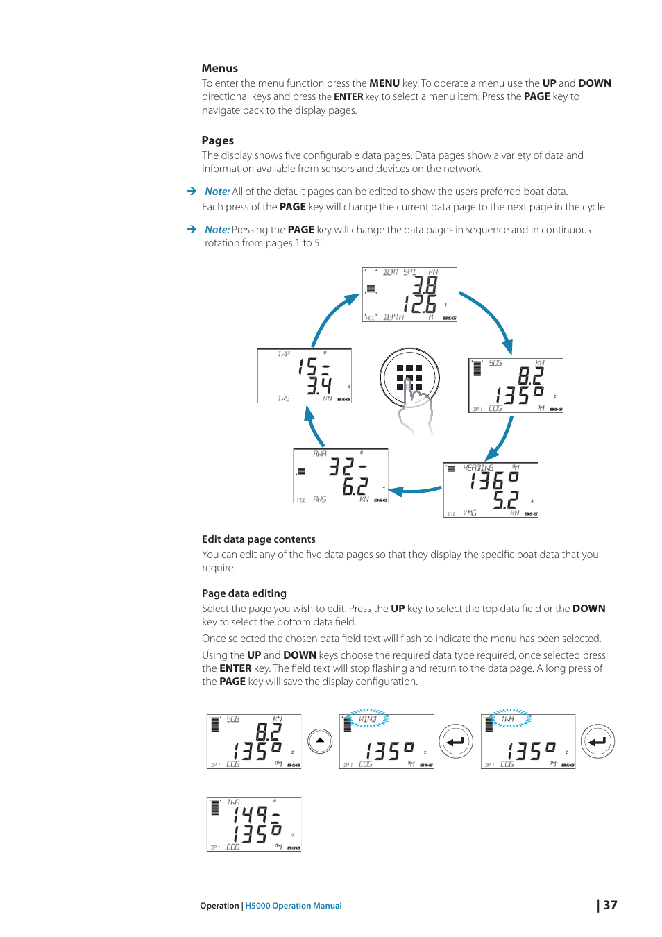 B&G H5000 Analogue Expansion User Manual | Page 37 / 117