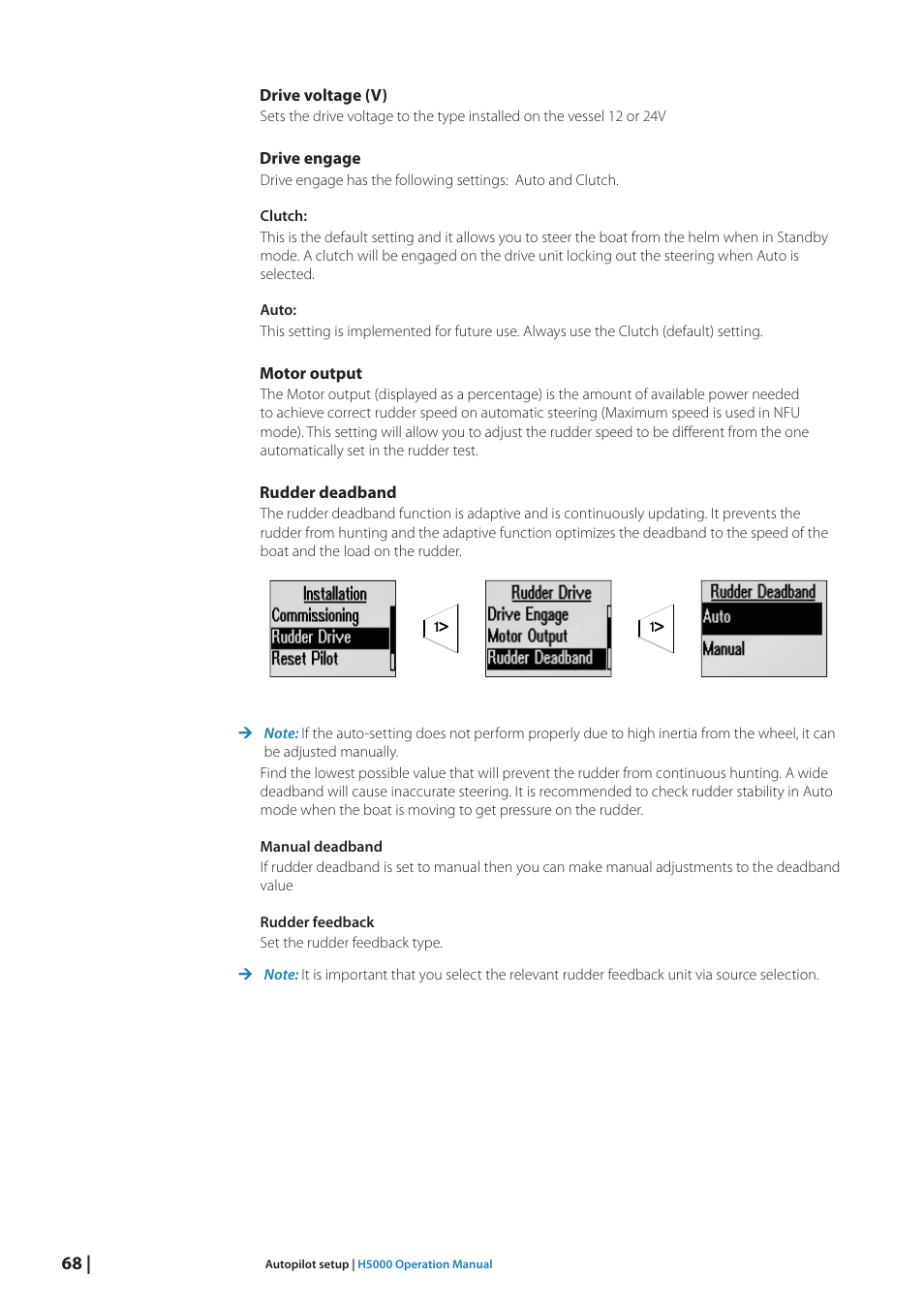 B&G H5000 Analogue Expansion User Manual | Page 68 / 117