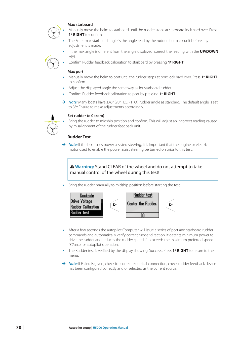 B&G H5000 Analogue Expansion User Manual | Page 70 / 117