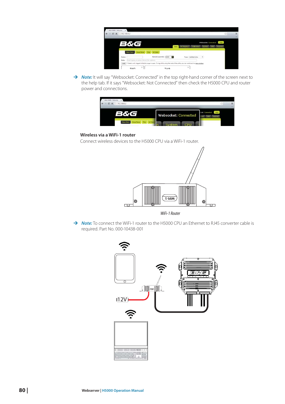 B&G H5000 Analogue Expansion User Manual | Page 80 / 117