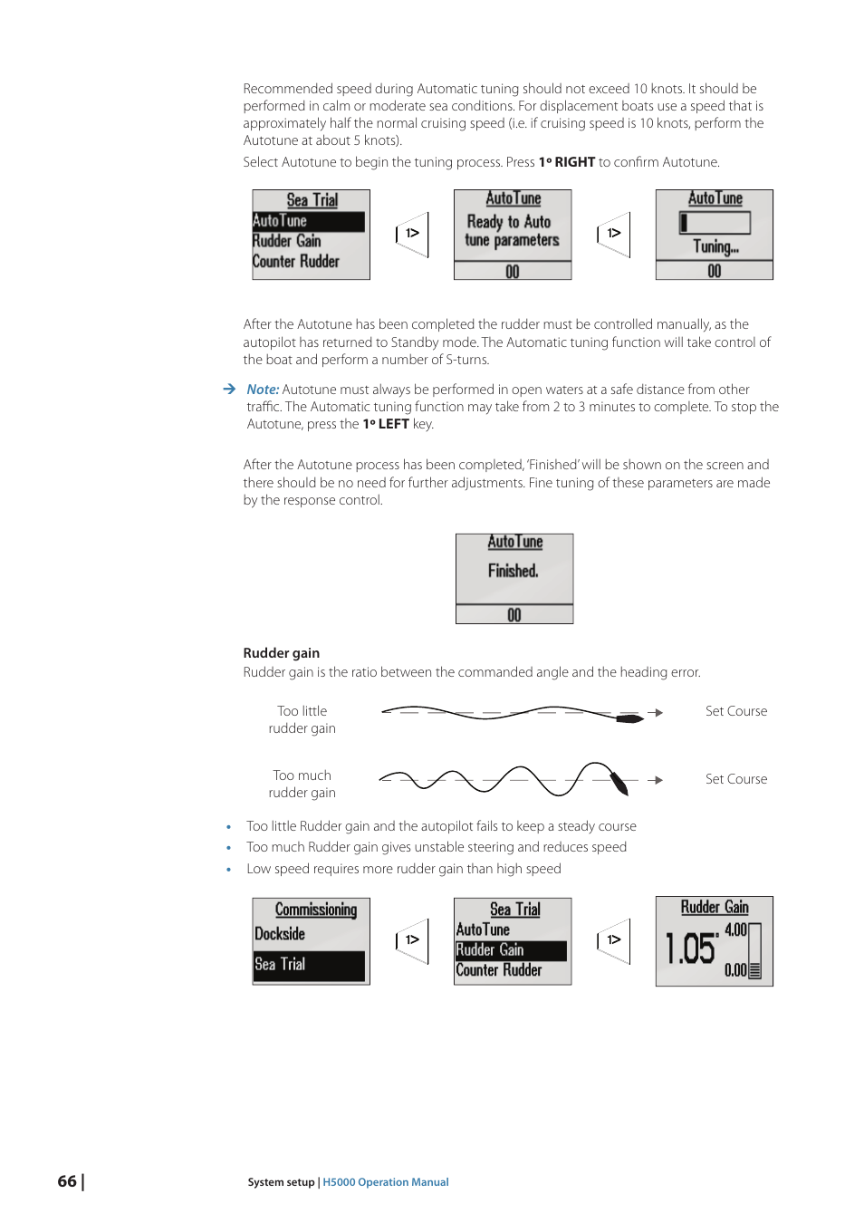 B&G H5000 Pilot Computer User Manual | Page 66 / 109