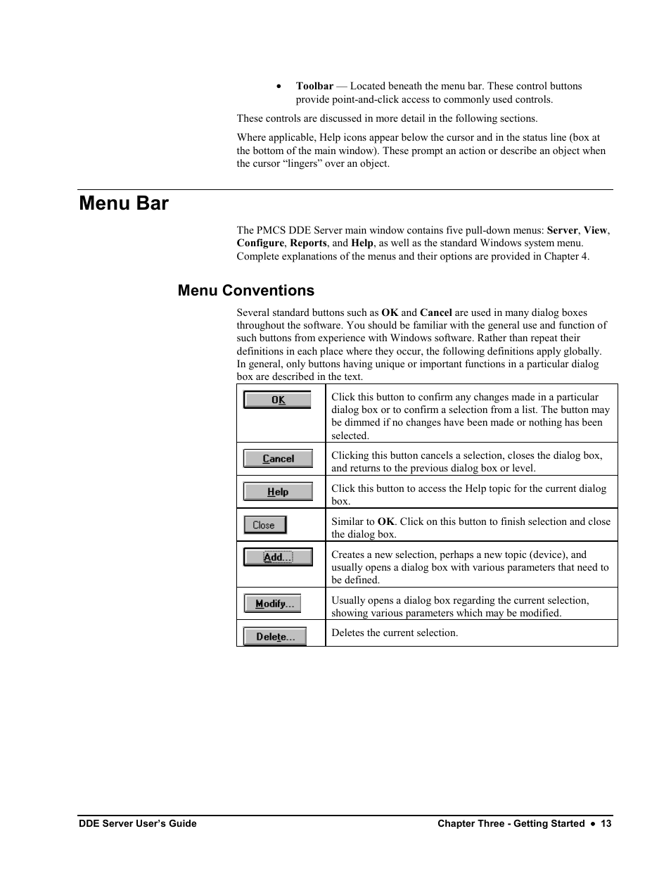 Menu bar, Menu conventions | Black Box GEH-6510 User Manual | Page 17 / 92