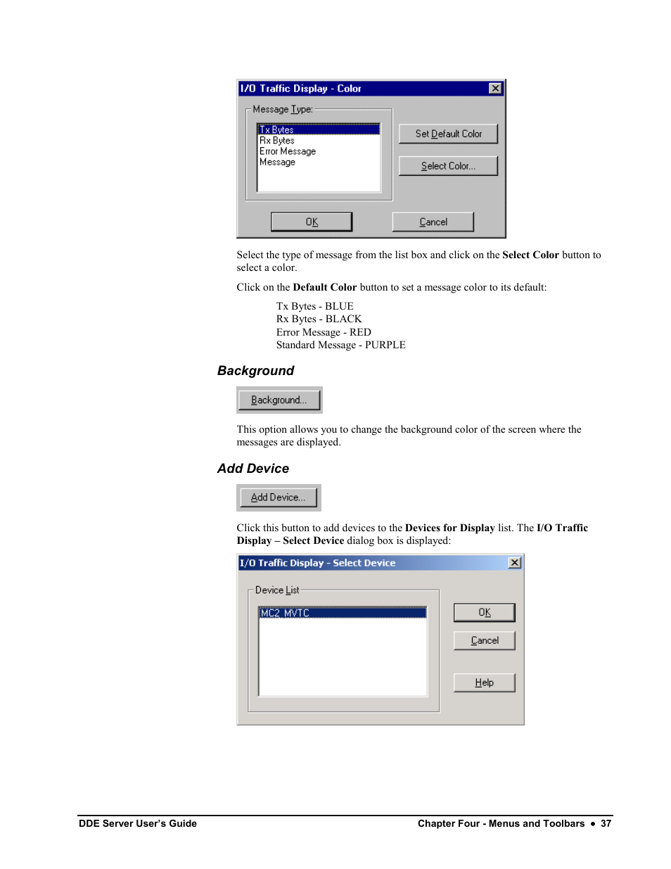 Background, Add device | Black Box GEH-6510 User Manual | Page 40 / 92