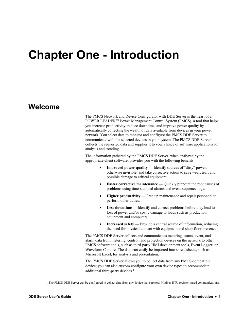 Chapter one ˚ introduction, Welcome, Chapter one - introduction | Black Box GEH-6510 User Manual | Page 6 / 92