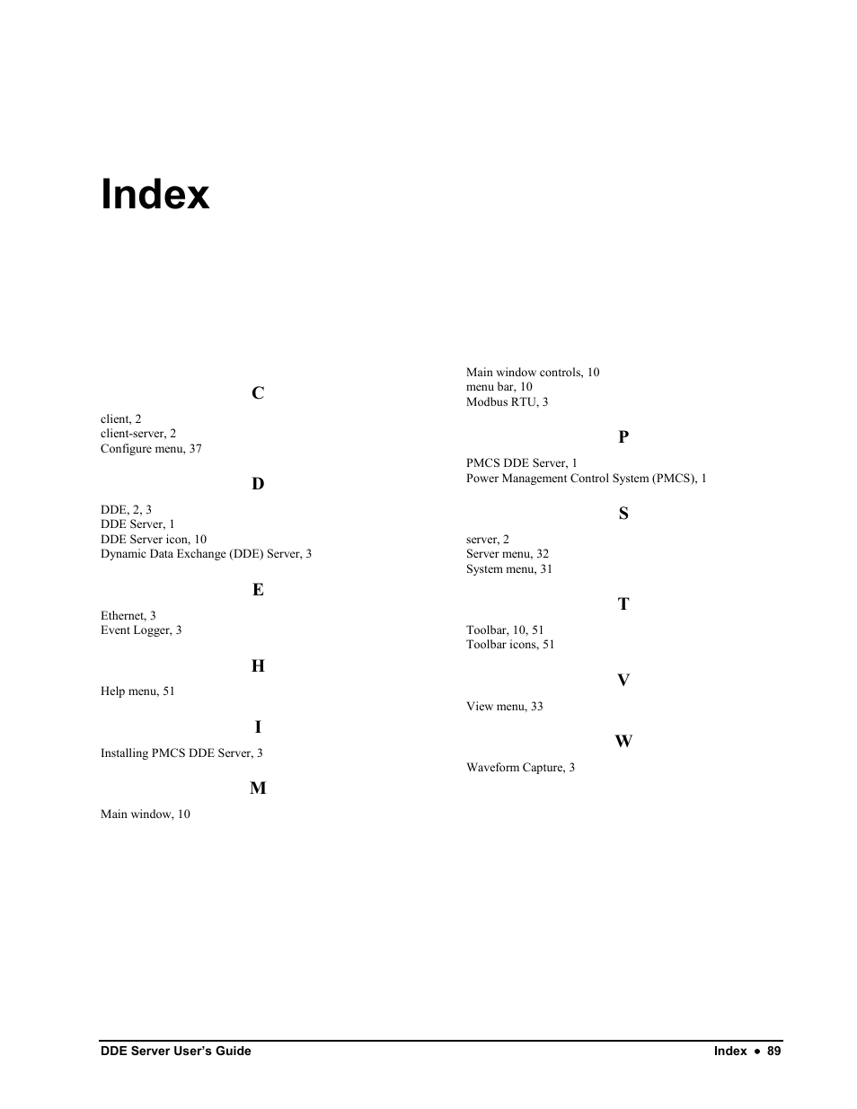 Index | Black Box GEH-6510 User Manual | Page 91 / 92