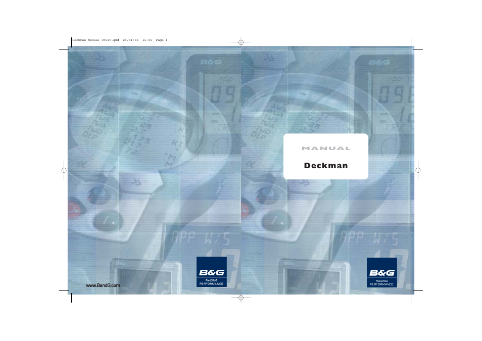 B&G Deckman User Manual | 196 pages
