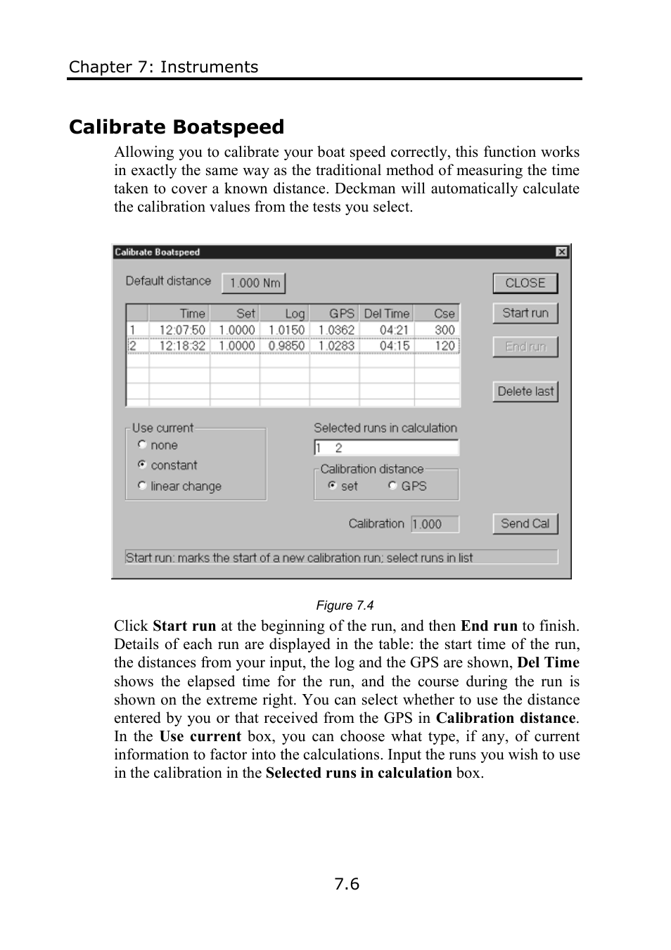 Calibrate boatspeed | B&G Deckman User Manual | Page 111 / 196