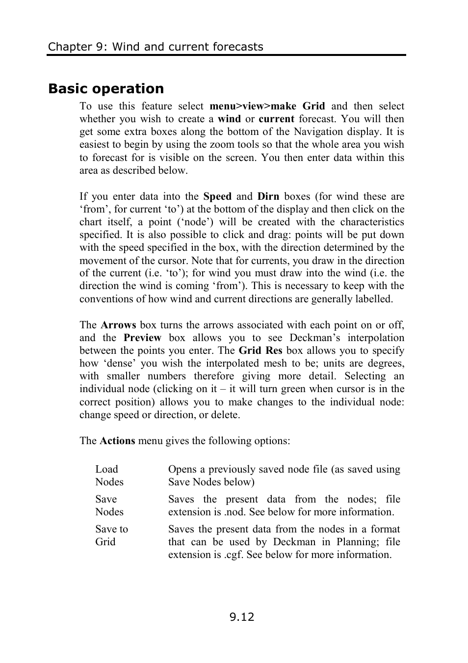 Basic operation | B&G Deckman User Manual | Page 139 / 196