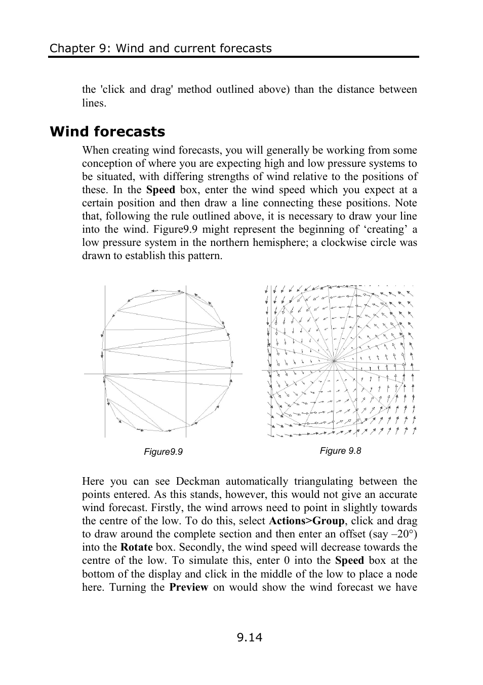 Wind forecasts | B&G Deckman User Manual | Page 141 / 196
