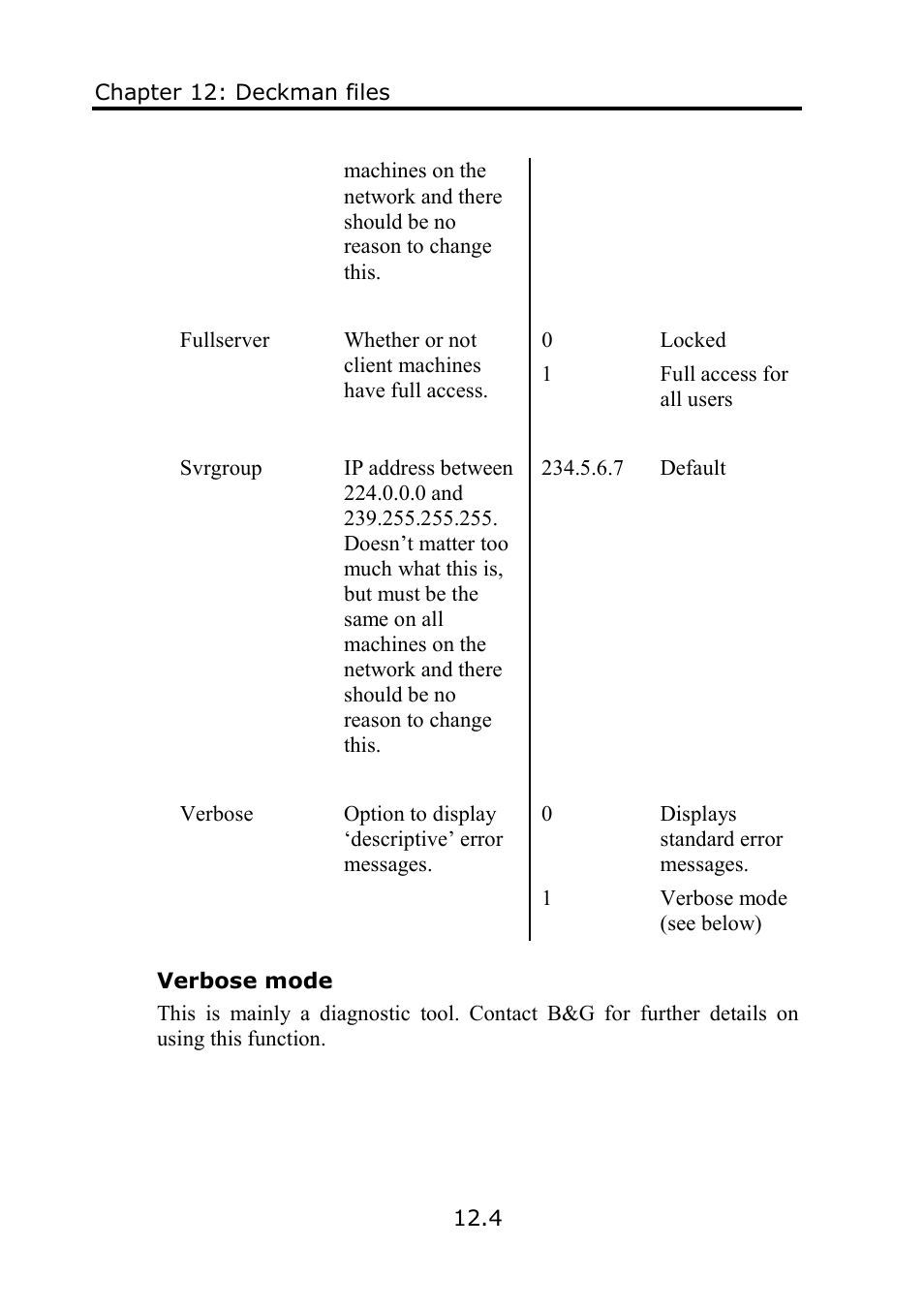 B&G Deckman User Manual | Page 163 / 196