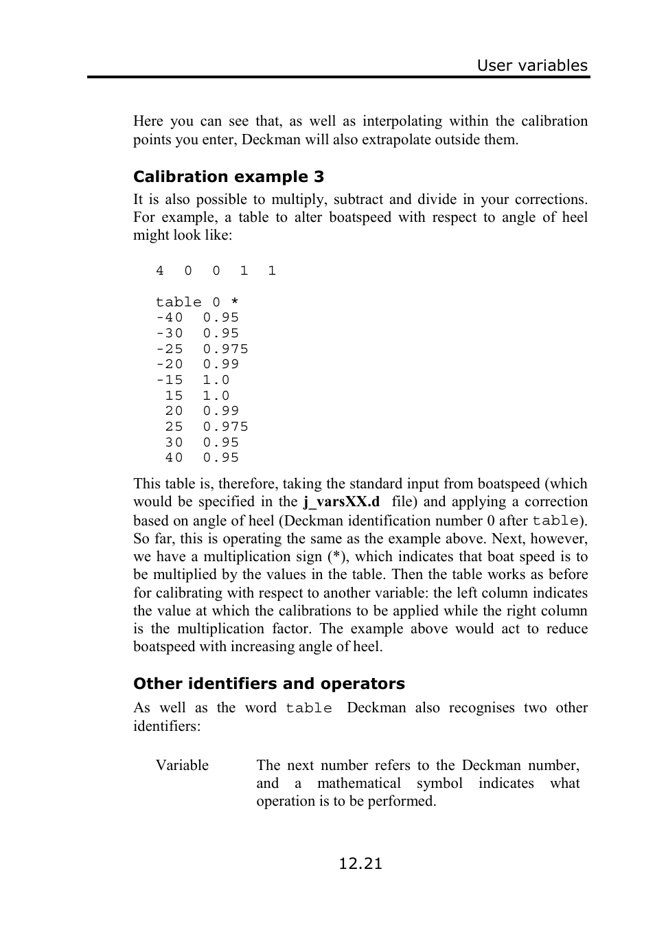 B&G Deckman User Manual | Page 180 / 196