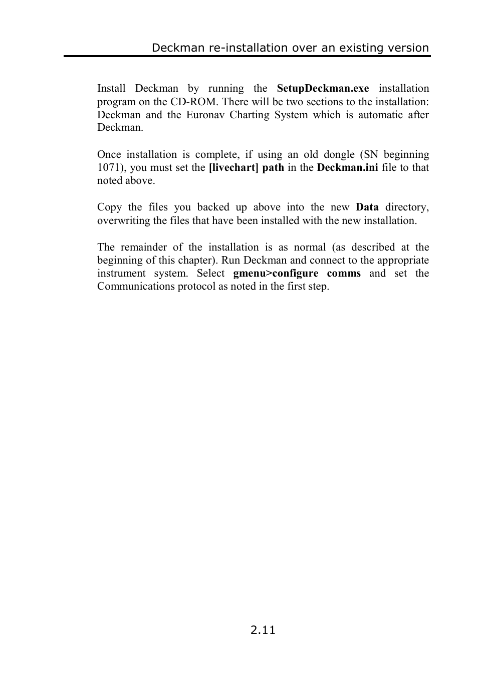 B&G Deckman User Manual | Page 26 / 196