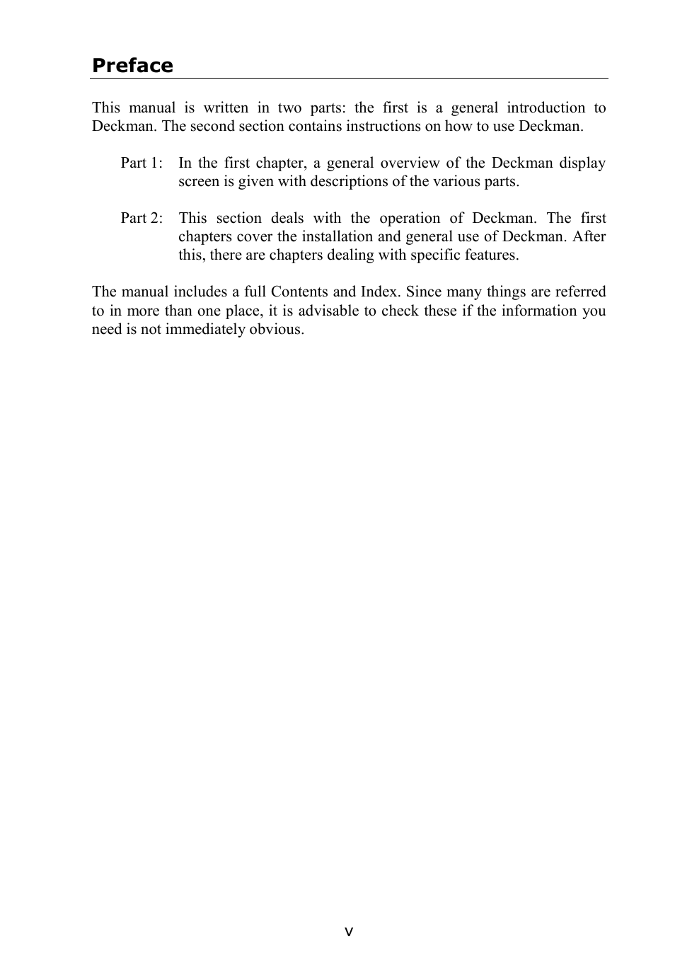 Preface | B&G Deckman User Manual | Page 6 / 196