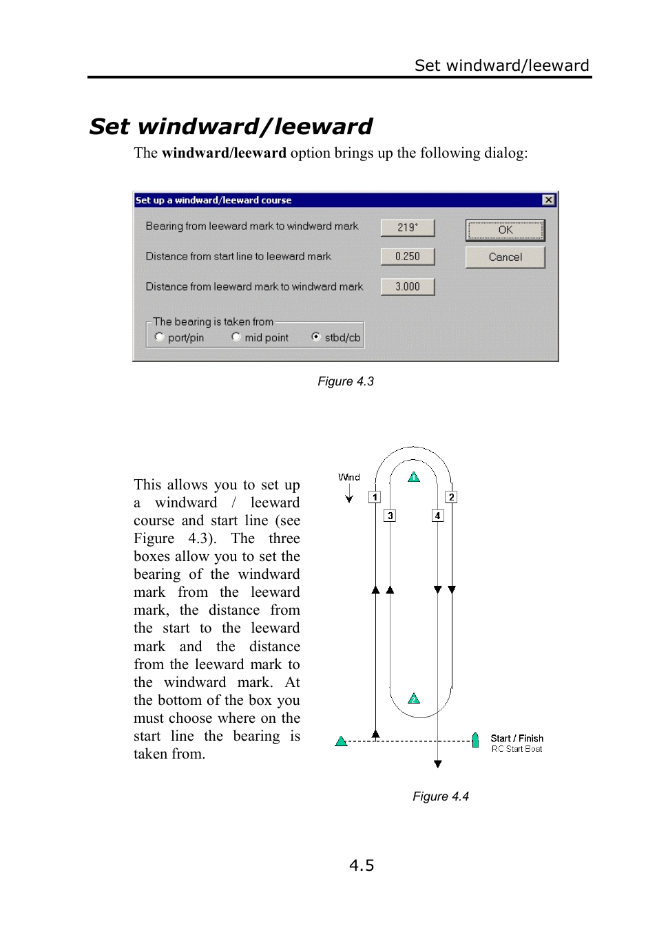 Set windward/leeward | B&G Deckman User Manual | Page 70 / 196
