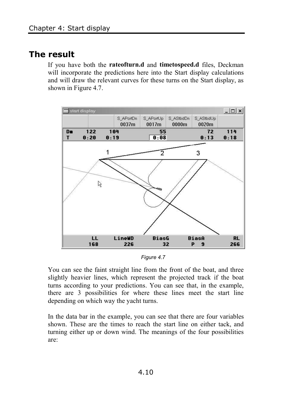 The result | B&G Deckman User Manual | Page 75 / 196