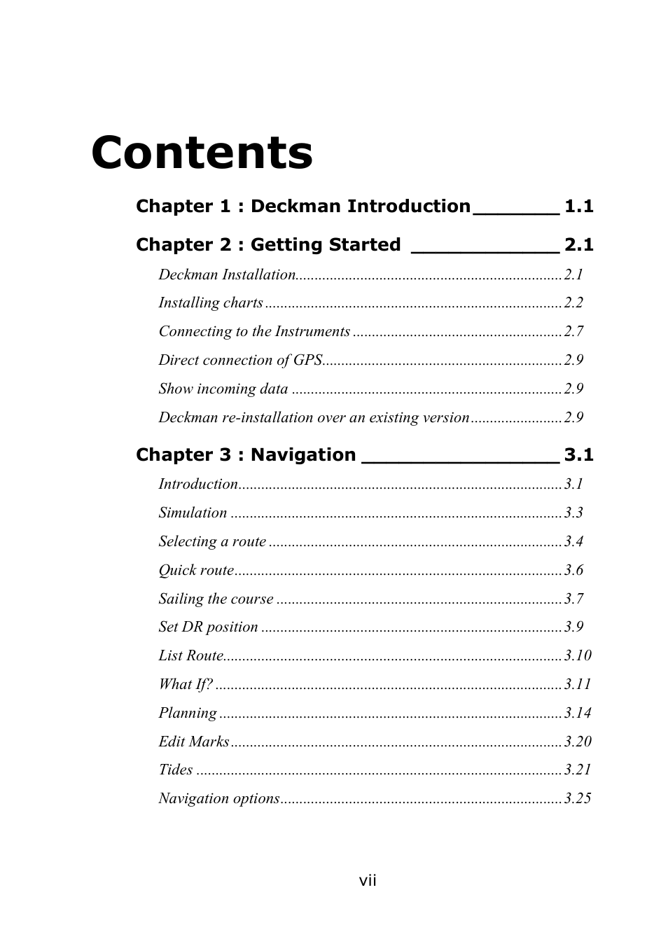 B&G Deckman User Manual | Page 8 / 196