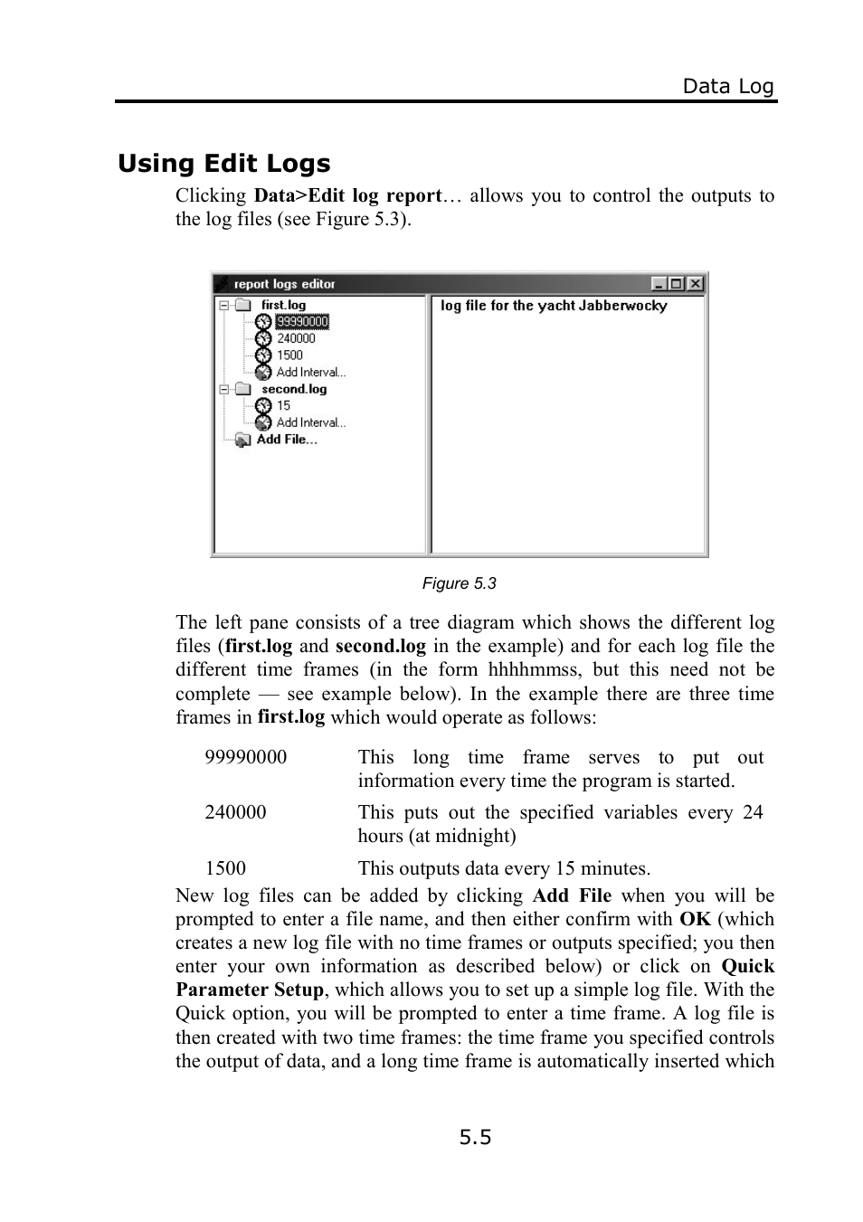 Using edit logs | B&G Deckman User Manual | Page 82 / 196