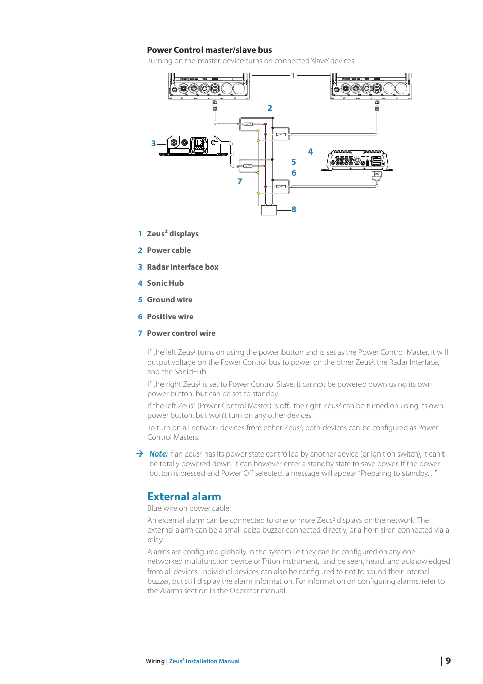 External alarm | B&G Zeus2 12 User Manual | Page 15 / 50