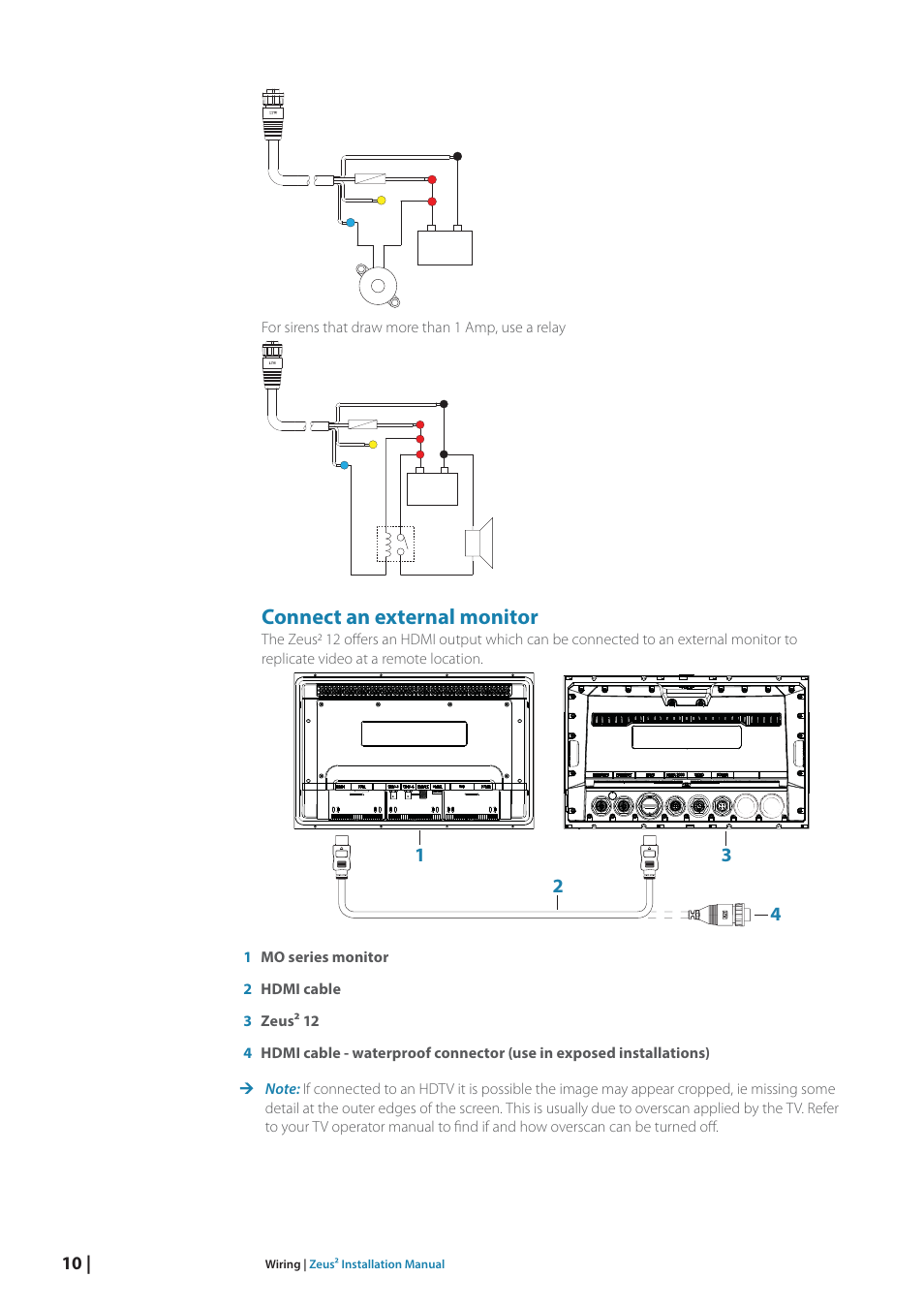 Connect an external monitor | B&G Zeus2 12 User Manual | Page 16 / 50