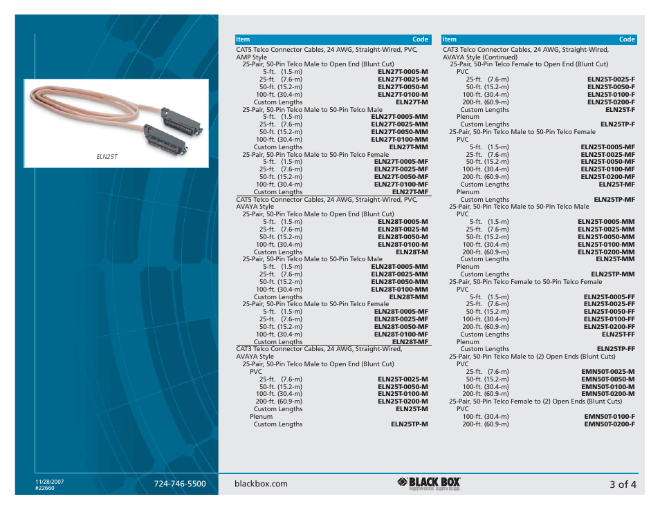 3 of 4 | Black Box CAT3 User Manual | Page 3 / 4