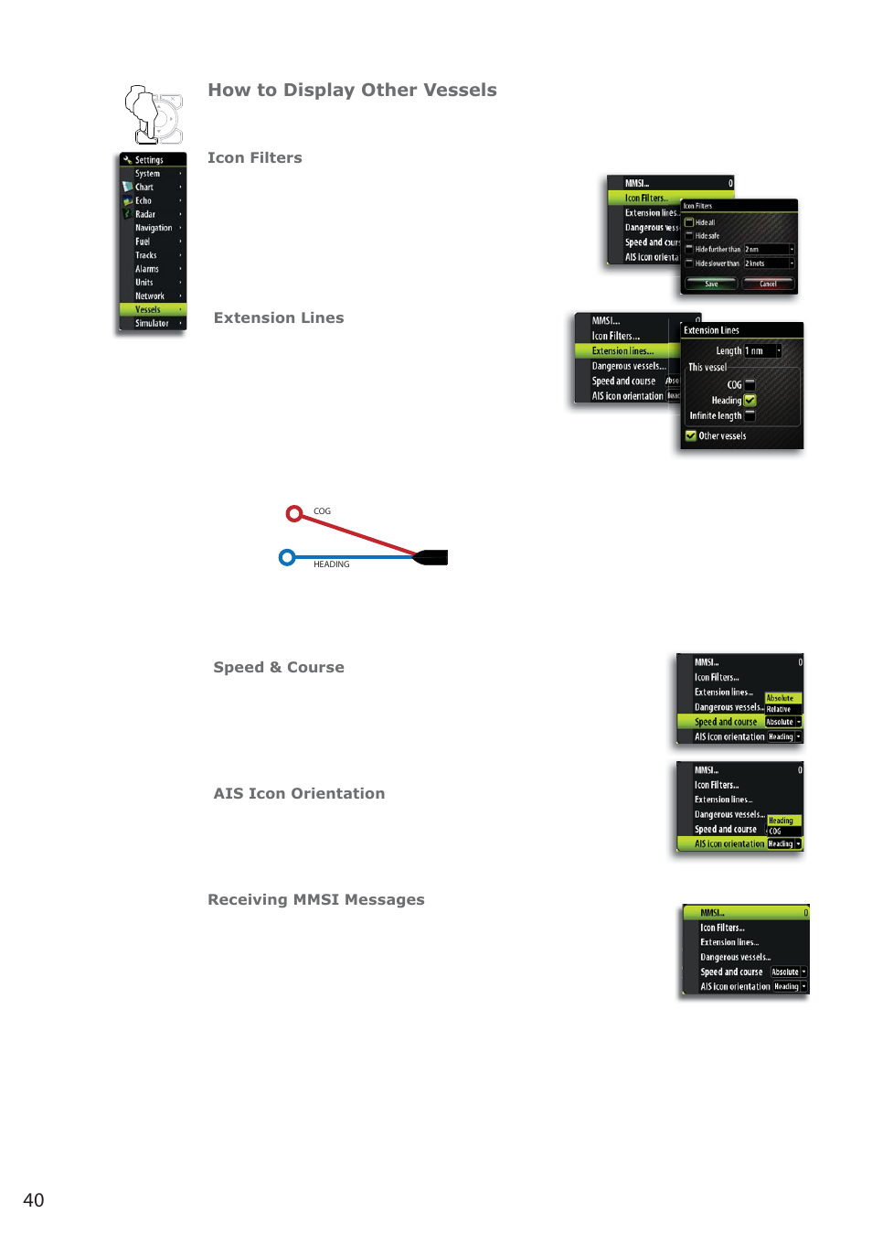 How to display other vessels | B&G Zeus 12 User Manual | Page 41 / 94