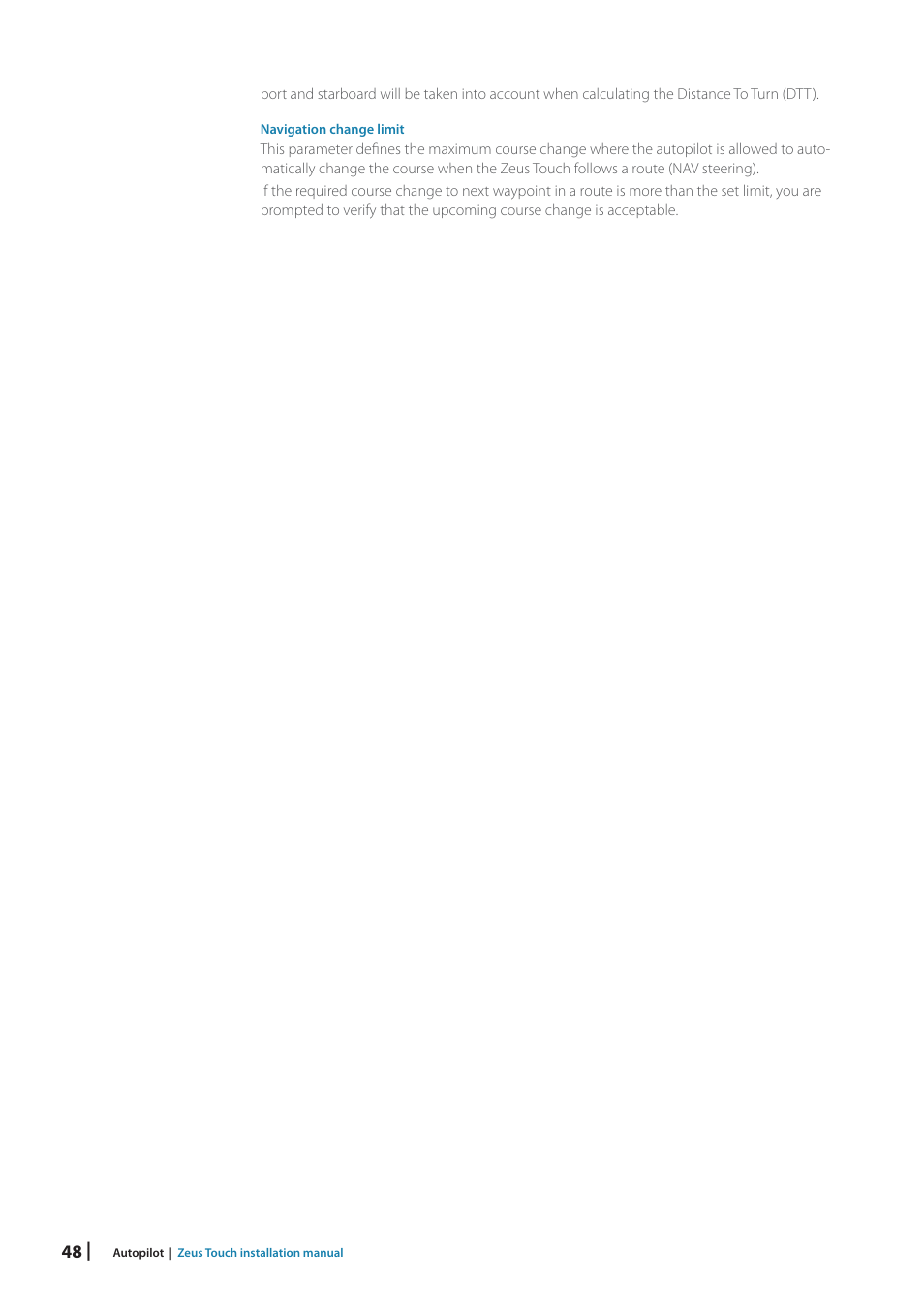 B&G Zeus Touch 12 User Manual | Page 48 / 66