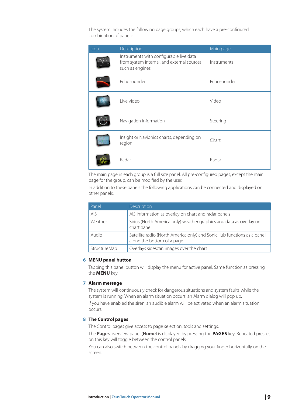B&G Zeus Touch 12 User Manual | Page 10 / 115