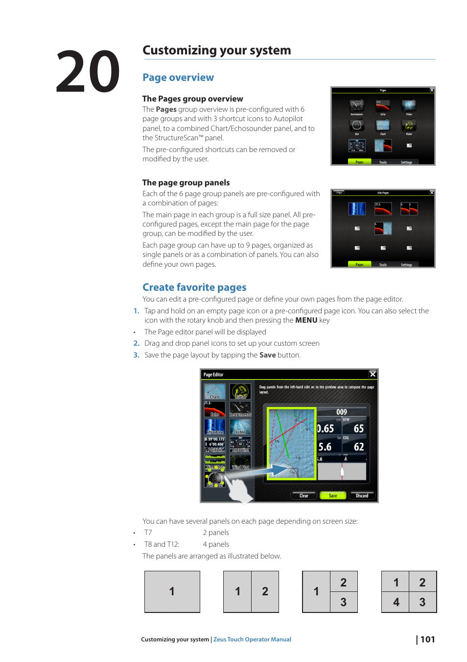 Customizing your system | B&G Zeus Touch 12 User Manual | Page 102 / 115