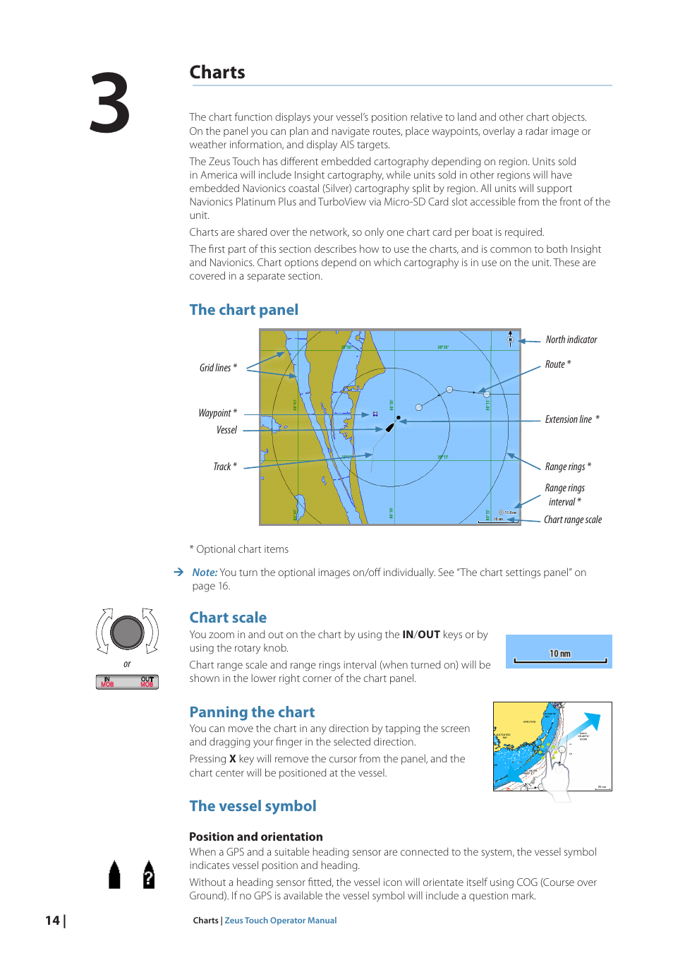 Charts | B&G Zeus Touch 12 User Manual | Page 15 / 115